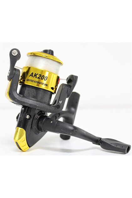 OLTAMX Children's Fishing Reel (Red&Blue&Green&Yellow) Ak 200 Reel with  Line- Trendyol