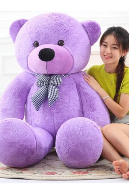 Toy 100 Cm Teddy Bear with Bow Tie Special for Lover