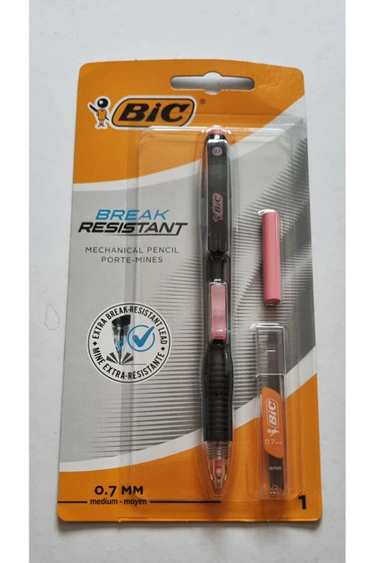 Bic Break Resistant Yandan Basmalı 07 Uçlu Kalem + Japon 07 Uç +