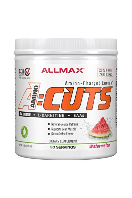 ALLMAX Nutrition AMINO ANİMAL CUTS (L-CARNİTİNE+GREEN COFFE+TAURİNE) 30  SERVİS AROMALI TOZ FORM