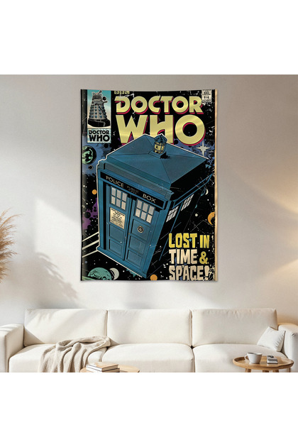 Doctor Who Wall Cloth Wall Tapestry First Quality Satin Fabric Poster