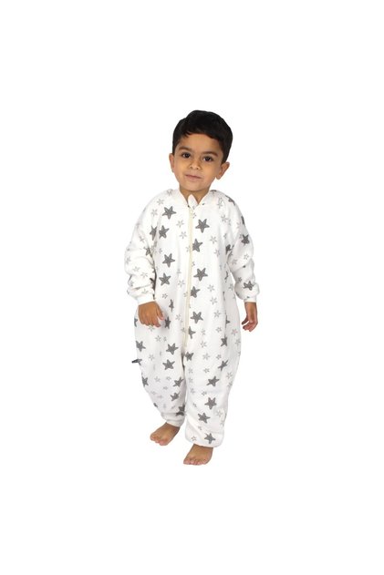 Organic Muslin Sleeping Bag Art-307 Gray Star
