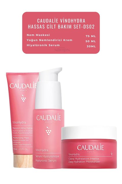 Vinohydra Nemlendirici Bakım Seti | SERUM - Krem - Maske Orijinal Boy DS-002