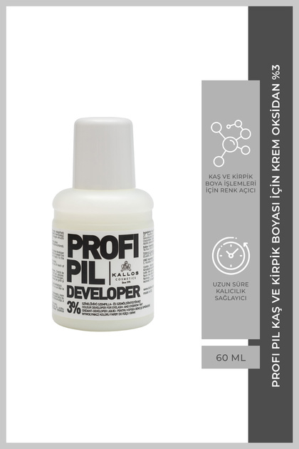 Kallos Profi Pil Kaş Ve Kirpik Boyası Için Krem Oksidan %3 60ml 593135