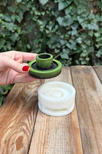 Şamdan Altlık Model 1 Silikon Altlık Kalıbı
