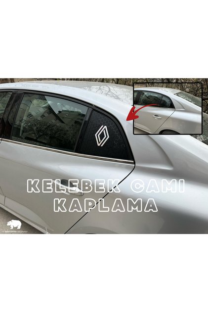 Megane 4 (2016-2025) Butterfly Window Trim - Matte Black & Hologram
