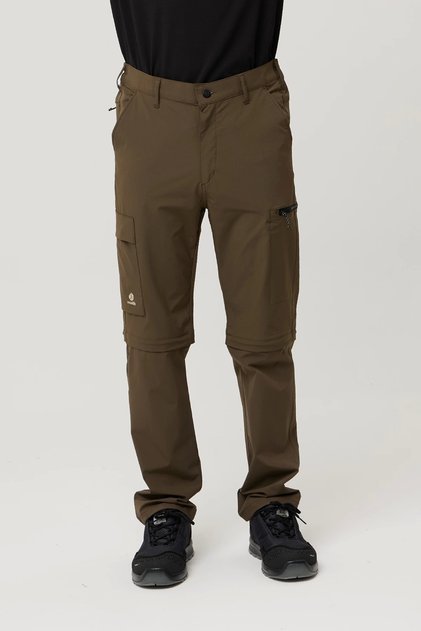 Outdoor Mountaineering Camping Hiking Work Work Multi Pocket Pants Shorts 2in1 Water Wind Resistant Fabric