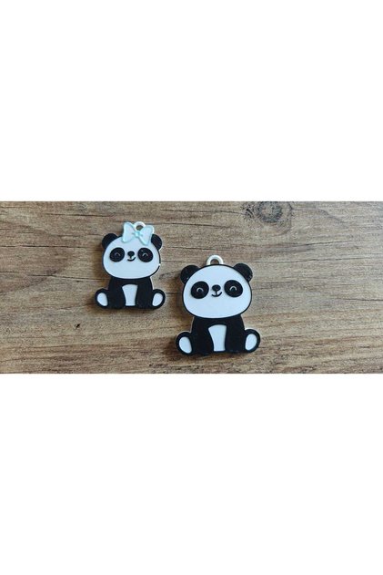 Breloc 3D Panda Femei-Bărbați (2 buc)