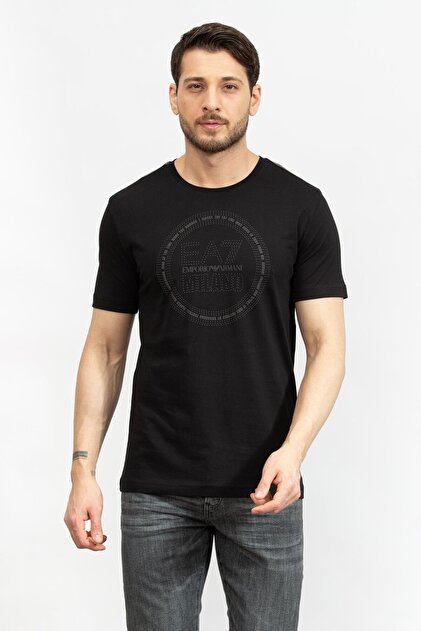 てとページ EA7 Erkek Bisiklet Yaka T-Shirt - Fiyatı, Yorumları