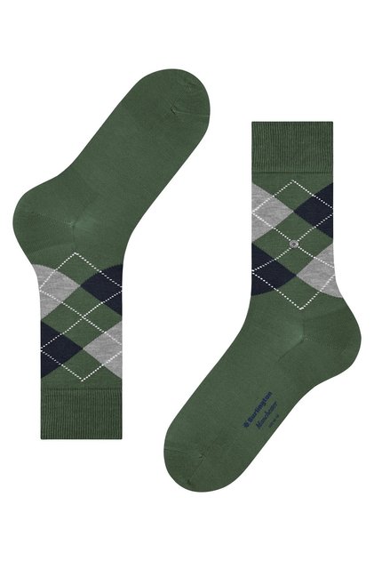 Herren Socken - Manchester, Rautenmuster, Bio-Baumwolle