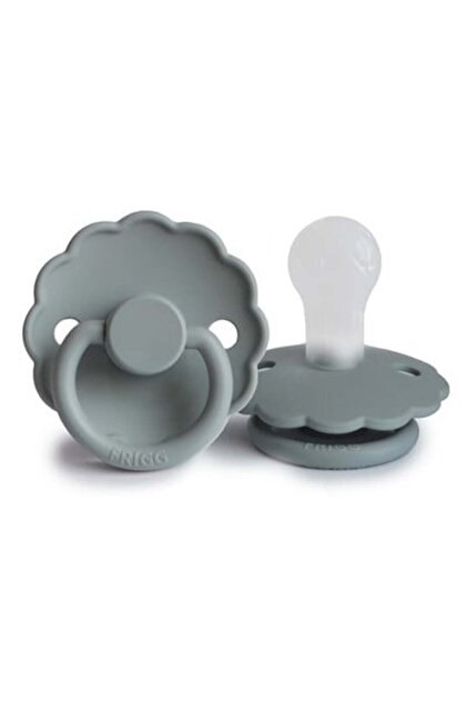 Daisy Silicone Pacifier - French Gray 0-6 Months