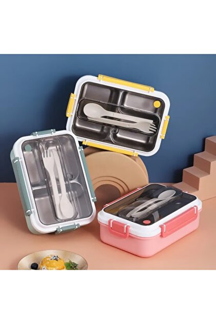Vagonlife Lunch Box Sefer Tası Yemek Kabı Pembe Vgn528 - Fiyatı