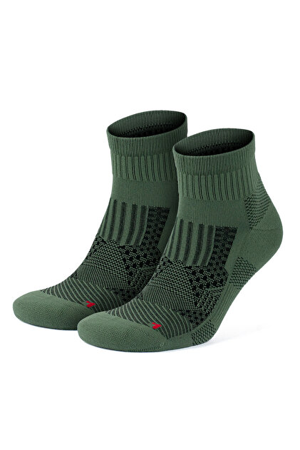 2-Pack Seamless Men's and Women's Athletic Running Walking Exercise Activity Sports Socks with Towel Bottom 3594