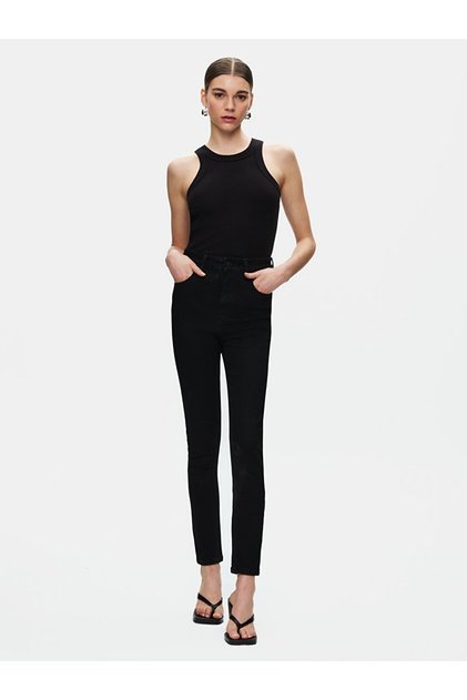 Marcella X High-Waisted Denim Pants