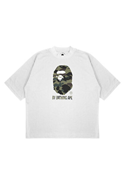 TRAGEDY Unisex A BATHING APE 3D Baskılı Boxy Fit Kalın Kumaşlı T