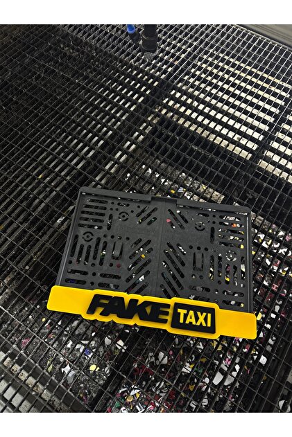 Barcode Works Fake Taxi? Motorsi?klet Plakalik - Fiyatı, Yorumları