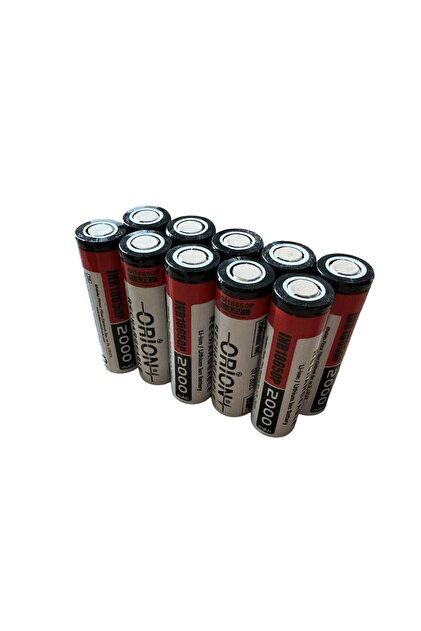 Orion 10 ADET 18650p 3.7v 2000mah 15c Şarj Edilebilir Pil - Fiyatı