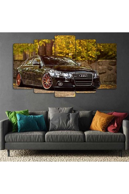 Audi A4 (B8) Stance Edition - 5 Parçalı Araba Tablo