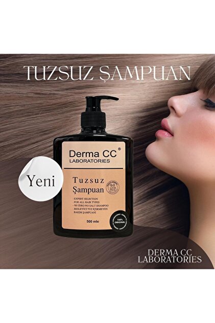Derma CC LABORATORIES No Salt Shampoo %0 Tuz - Tuzsuz Şampuan 500