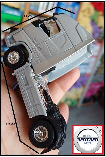 OYUNCAKSAHİLİ VOLVO FH METAL TIR KAFASI KONTEYNER TAŞIYICI 9.4 CM