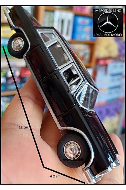 OYUNCAKSAHİLİ Mercedes Benz 600 Klasik Nostalji 1963 Model Metal