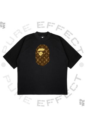 トップス 226 BAPE Star Print Polo Black Brown L トップス 226 BAPE Star Print Polo Black Brown L A BATHING APE