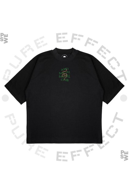 Unisex Oversize Anti Social Social Club Snake Printed Boxy Fit Thick Fabric T-Shirt