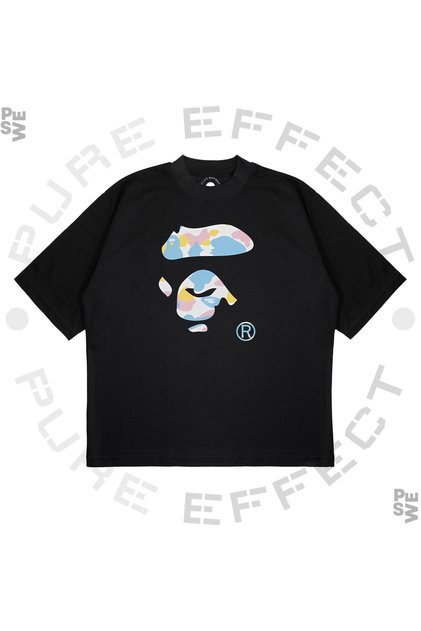 Unisex Oversize a Bathing Silhouette Printed Boxy Fit Thick Fabric (240Gsm) T-Shirt