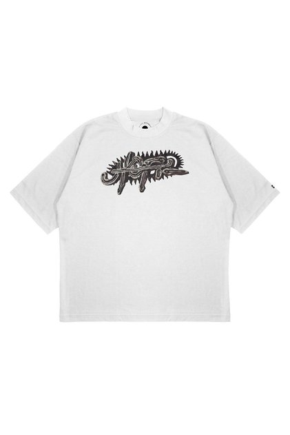 Unisex Oversize Utopia Travis Scott Printed Boxy Fit Thick Fabric (240Gsm) T-Shirt