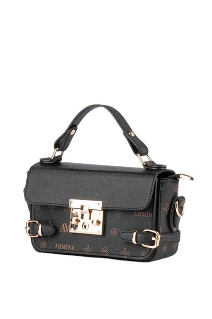 Arm-359 Black Printed Women's Handbag