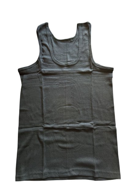 Men's Ribbed Lycra Men's Undershirt Black