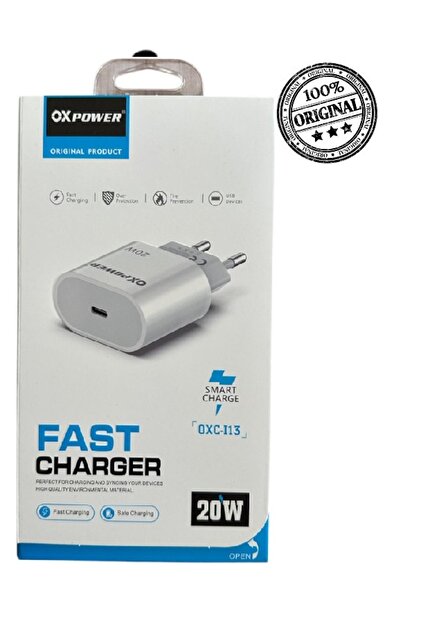 şarj Başlığı Charger Iphone 20w Proda 20W Usb-C Hızlı Şarj
