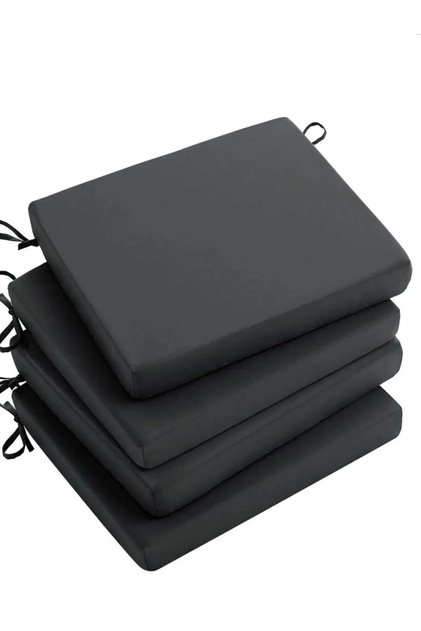 Su Geçirmez Kumaş Dış Mekan 50x50cm Fermuarlı Bağlama İpli Sünger Minder x 4 Adet