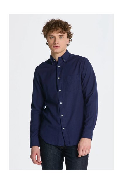 REGULAR INDIGO OXFORD HEMD