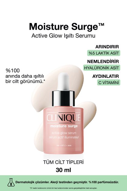 Surge de Umoare™ Serul Active Glow Ișihlt 30 ml | Vitamina C, acid hialuronic, acid lactic