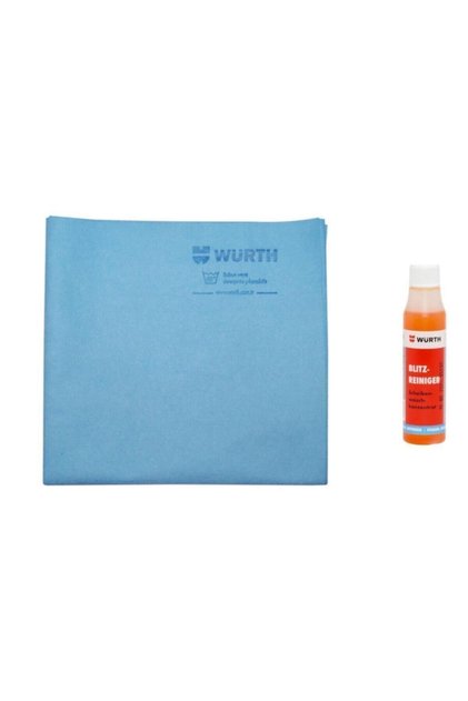 Tvet 38X60 cm Chamois Cloth and Glass Cleaning Soap Set of 2
