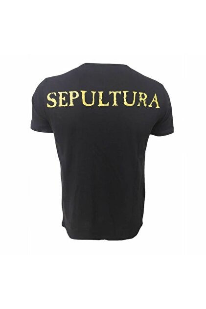StüdyoÜmitTişört Sepultura Chaos A.d. Metal Band Baskılı Penye