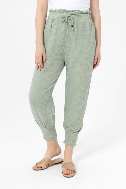 Women's Muslin Special Leg Trousers (Paradise Trousers) - 2030