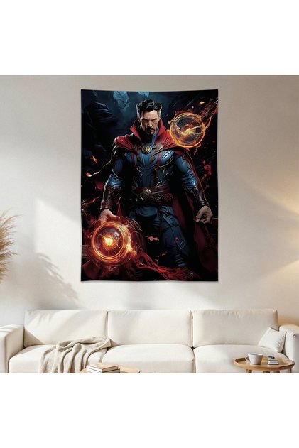 Doctor Strange Wall Cloth Wall Tapestry First Quality Satin Fabric Poster