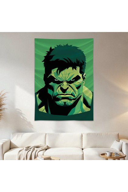 Hulk Wall Covering Wall Carpet First Quality Satin Fabric Poster