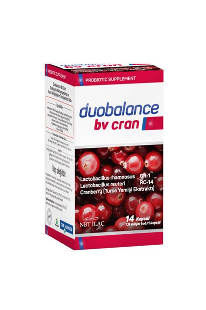 NBT İlaç Duobalance Bv Cran Takviye Edici Gıda 14 Kapsül