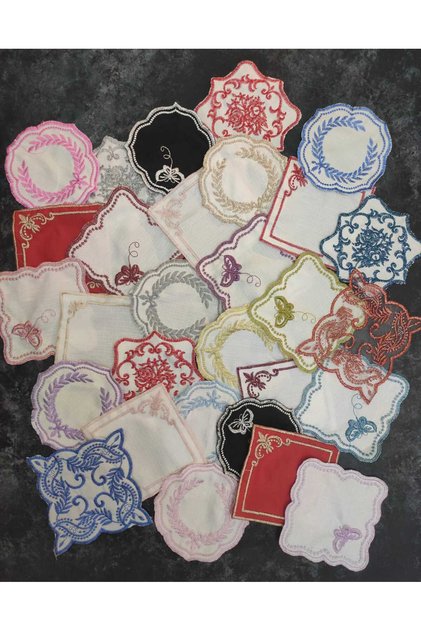 Presentation Napkins 6 Pieces, No Choice, Mixed Pattern