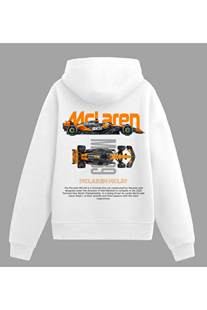 Edizen Mclaren MCL39 Formula 1 Hoodie Unisex Oversize %100 Pamuk