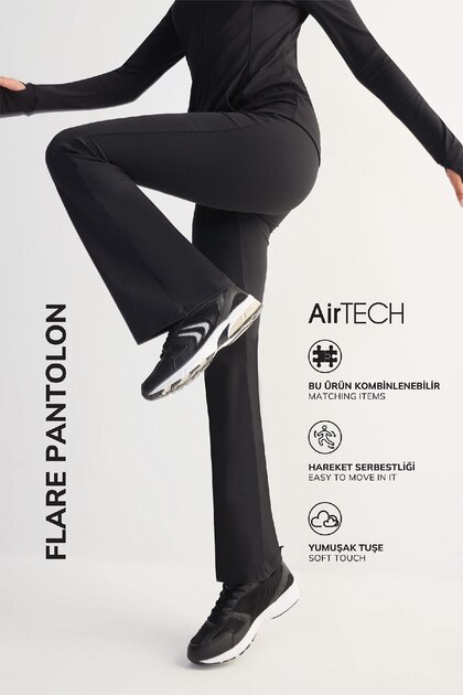 Fit Flare Fit Athlete Slim Sweatpants Waist Hugging Wide Leg Standard Size C9192Ax25Sp