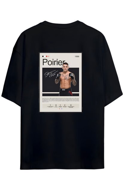 Dustin Poirier Exclusive Unisex Cotton Ufc T-Shirt for Fans - Mma Star Design