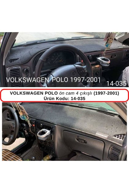 Volkswagen Polo (Front Window 4-Outlet) (1997-2001) Dashboard Protection / Carpet / Cover / Case