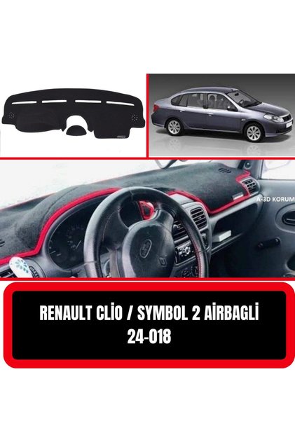 Renault Clio 2 Symbol 2 - Airbag Glove Box Protector Front Dash Carpet Cover Towel Cover
