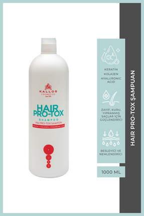 Kallos Multivitamin Energising Shampoo – 1000 Ml, Mit Avocadoöl & Ginseng Für Geschwächtes Haar