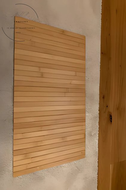Doğal Ahşap Banyo Paspası Kapı Önü Paspası Çok Amaçlı Paspas 70 x 45