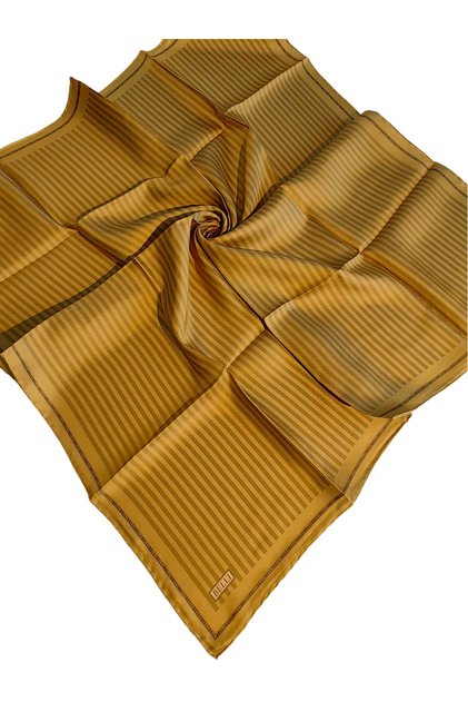 Belted Twill Silk Scarf 2025 Summer Season 4115D02-06